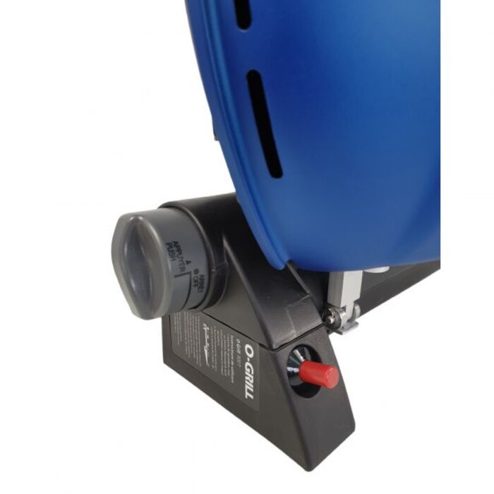 Портативный переносной газовый гриль O-GRILL 900, синий + шланг в подарок! Код: 009063