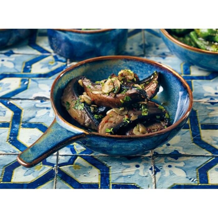 Тарелка глубокая 15.5 см с ручкой, Terra Porcelain Aqua Blue, GenWare