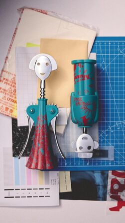 Штопор 6 х 21 см фосфоресцентный Alessi