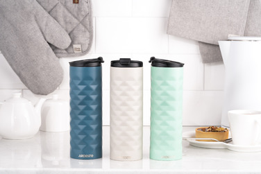 ARDESTO Термочашка Bright City 400 мл, темно-синій, нержавіюча сталь