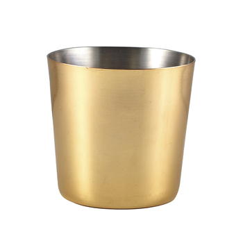 Склянка металева 420 мл, золоте покриття, Gold Plated, GenWare