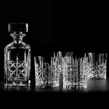 96090 Склянка низька Whisky tumbler Straight 345 мл серія 'Highland'