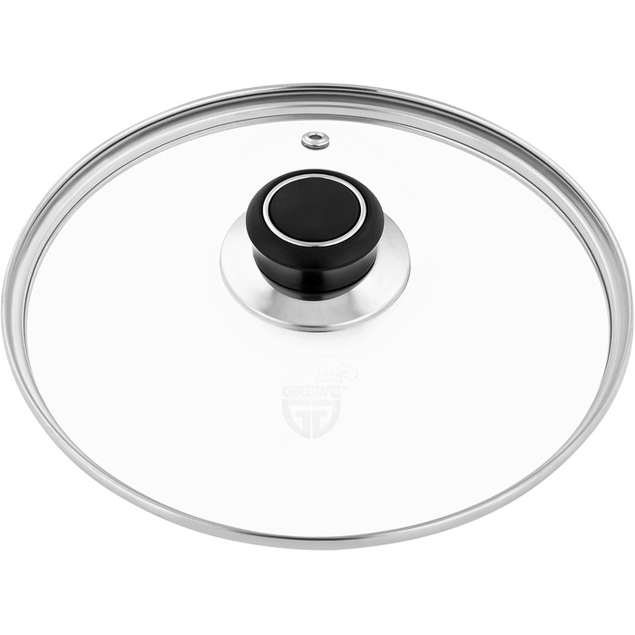 Кришка для каструлі 20 см скляна Gräwe