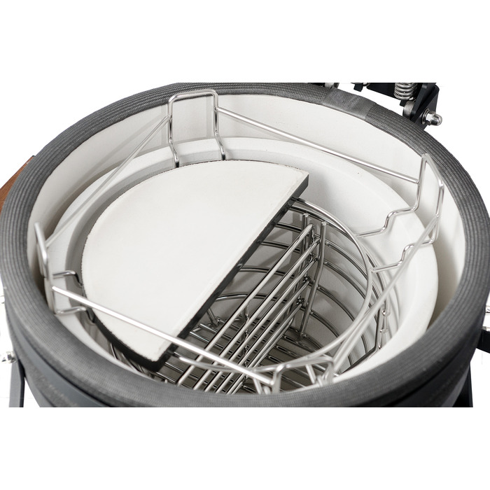 Керамический угольный гриль Kamado S 5 в 1 с системой BBQ Block Fire GRILLI 733777 Код: 012010