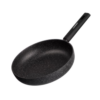 ARDESTO Сковорода с крышкой Черный Mars Alcor, 24см, Алюминий, Черный