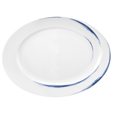 Тарілка овальна 32x26,5 см Blue Brush Seltmann