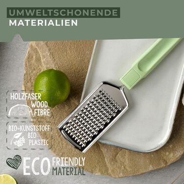 Терка ручная 27 см зеленая Ecolution Fackelmann