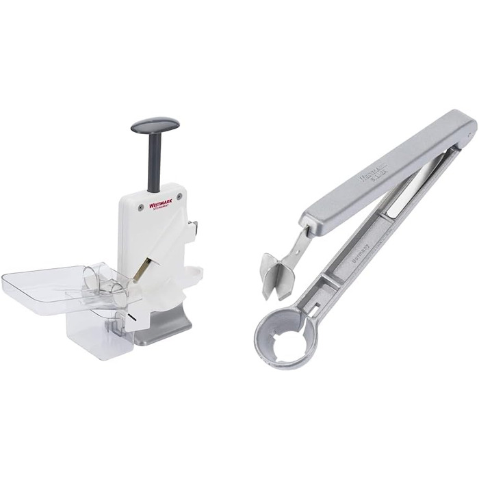 Косточка для вишни и сливы Westmark, комбинированная косточка, высота 23 см, алюминий/нержавеющая сталь/пластик, 40202260 (Steinomat, комплект со сливовой косточкой