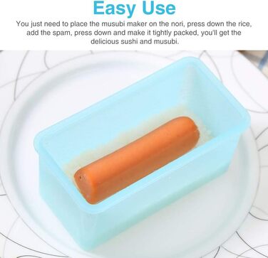 Прямокутна форма для суші біла QOTSTEOS