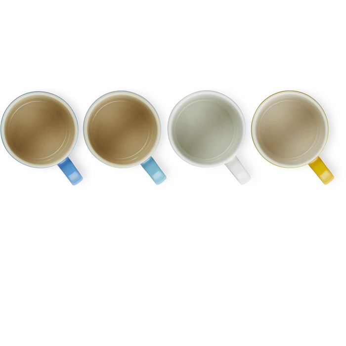 Набір із 4 кухлів 350 мл, різнокольоровий Riviera Le Creuset