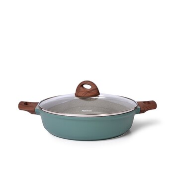 Сотейник Fissman FIRENZE 28x7,2 см 3,8 л со стеклянной крышкой (14280)