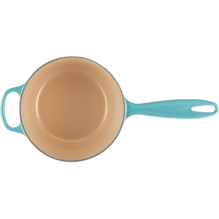 Чавунний сотейник 2 л з кришкою, бірюзовий Signature Le Creuset