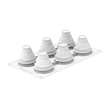 KIT TARTE RING ALBIA D70 MM Форма силіконова Ø65 h61 mm + 6 кілець (Ø70 h20 mm)