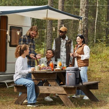 Герметичная сумка-холодильник Рюкзак Водонепроницаемый рюкзак для пикника Изолированная сумка для ланча для мужчин Женщины Работа Пикники Пляж Кемпинг Путешествия Активный отдых, серый серый M, 22L Cool Pack