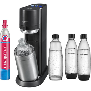 Набір для газування води, 6 предметів, чорний E-Duo SodaStream
