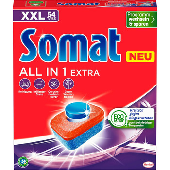 Таблетки для посудомийної машини 54 шт All in 1 Extra Somat
