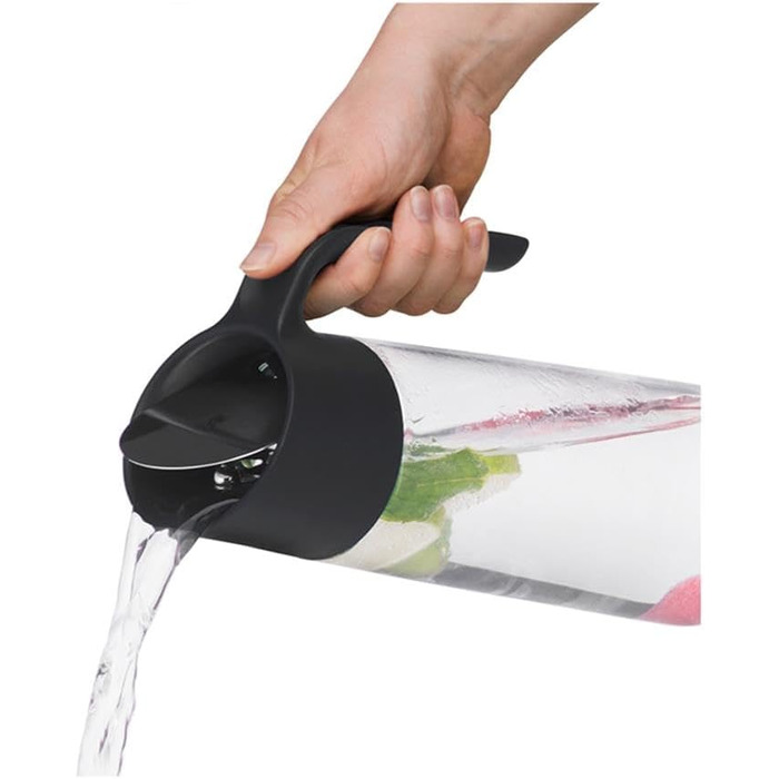 Графин для воды с ручкой 1 л черный Nuro WMF