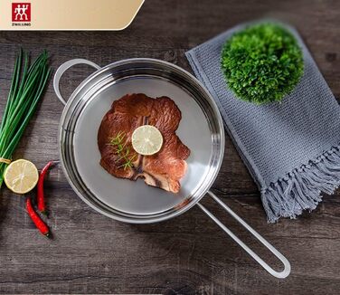 Cковорода для тушкування 24 см зі скляною кришкою Twin Nova Zwilling