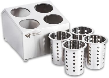 Держатель для столовых приборов, двухрядный на 4 корзинки Beeketal