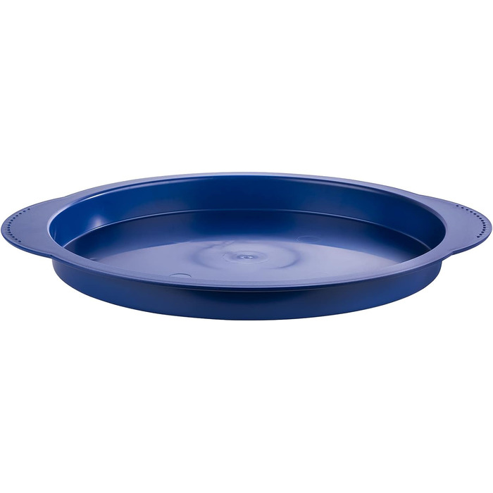 Предметів Високоякісний набір лотків, що складається з міцної чаші, лотка з нержавіючої сталі, двох батарей охолодження та витяжки для зберігання продуктів синього кольору з охолодженням - (Ø x В) 35 x 15 см, 5