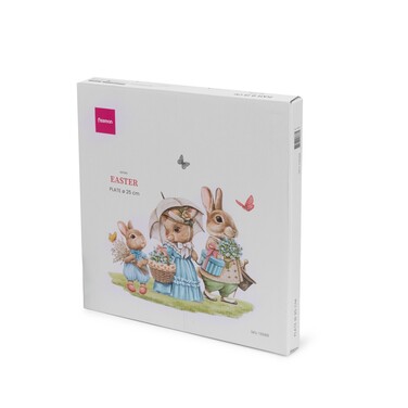 Тарелка Fissman 25 см EASTER фарфор (13688)