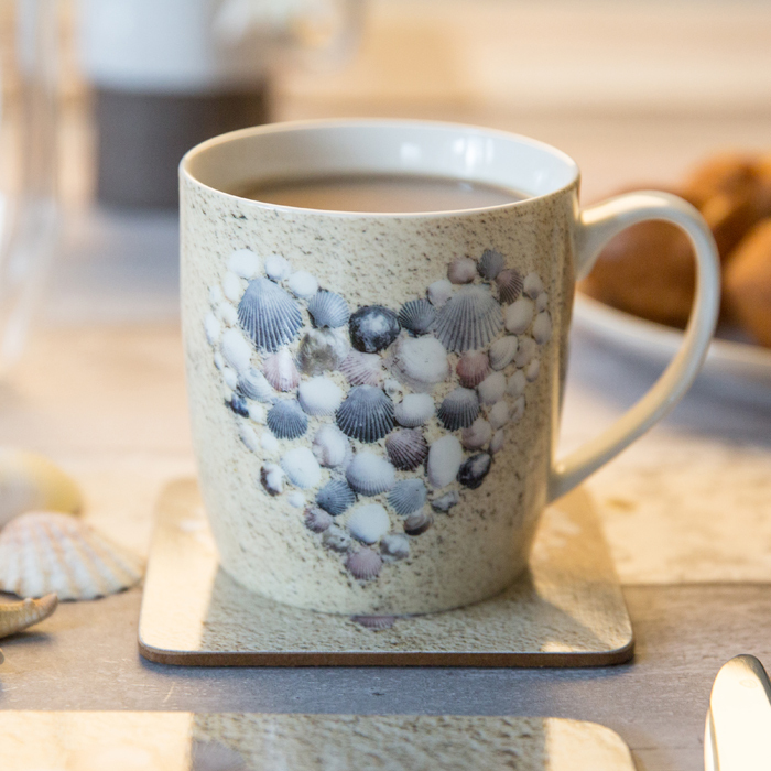 Кухоль CreativeTops SHELL HEART Everyday Home, фарфор, 400 мл