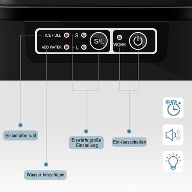 Льодогенератор 2,2 л 120 Вт WOLTU