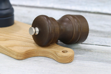 Млин для солі та перцю, 10 см, темне дерево, GenWare