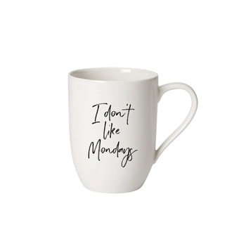 Чашка 280 мл "I don´t like Mondays" біла Statement Villeroy & Boch