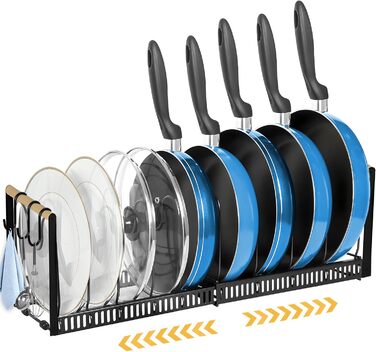 Підставки для посуду з 10 регульованими роздільниками RDDAIPE