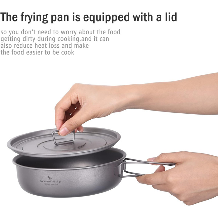 Титанова сковорода для кемпінгу Boundless Voyage