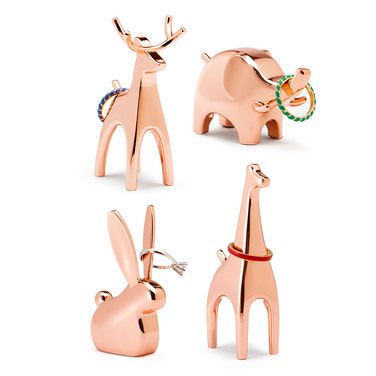 Підставка для кілець 6,7х4,3х2,6 см мідна Anigram Umbra