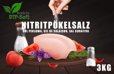 Преміальна нітритна сіль для копчення у відрі 3 кг DTP-SOFT