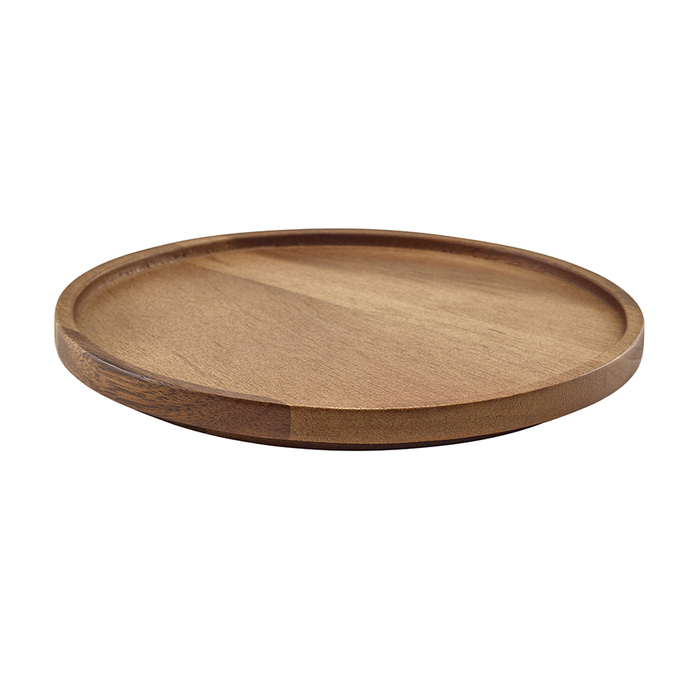 Тарілка 20.5 см, дерев'яна, акація, GenWare