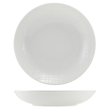 Тарілка глибока 23 см, Incise Porcelain Lavara, GenWare