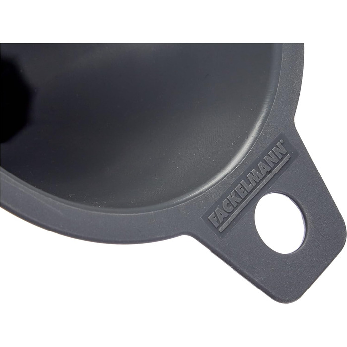 Набір лійок Fackelmann, воронка для наповнення пляшок і склянок (колір сірий), кількість 3 шт., (Ø 11 см)