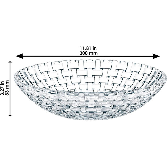Салатниця кришталева 30 см, Bossa Nova Nachtmann