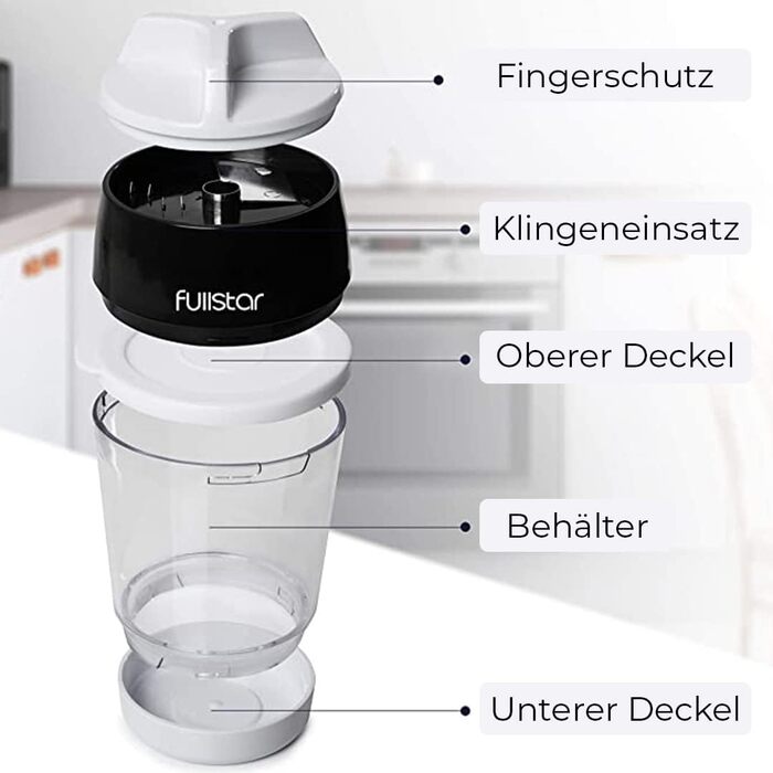 Спиральная овощерезка 4-в-1 с контейнером Fullstar