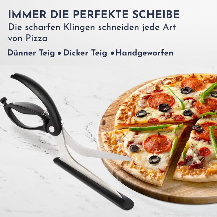 Ножиці для піци з гострим лезом з нержавіючої сталі Loftern