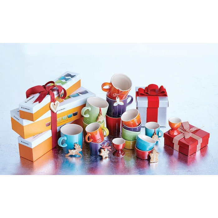 Набір з 6 чашок для капучино 200 мл, різнокольоровий Le Creuset