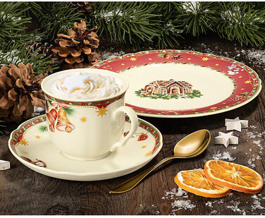 Кавовий сервіз 18 предметів Marie-Luise Weihnachtsnostalgie Seltmann Weiden