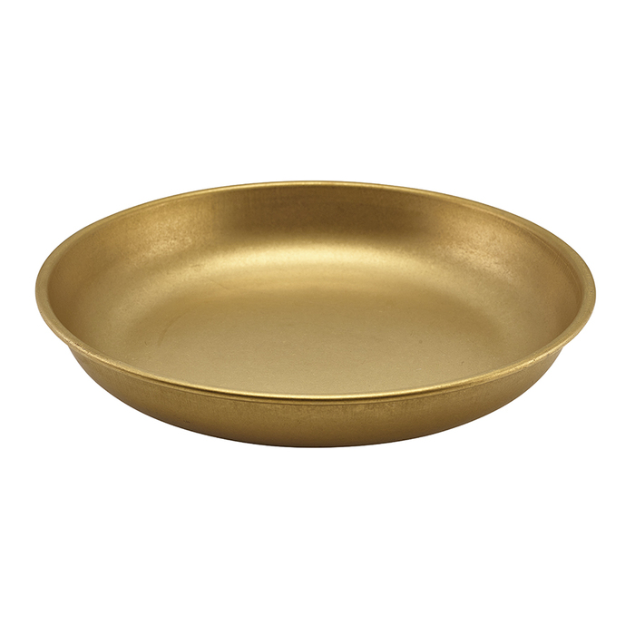 Тарелка круглая 24*h 4 см, Gold Vintage Steel, GenWare