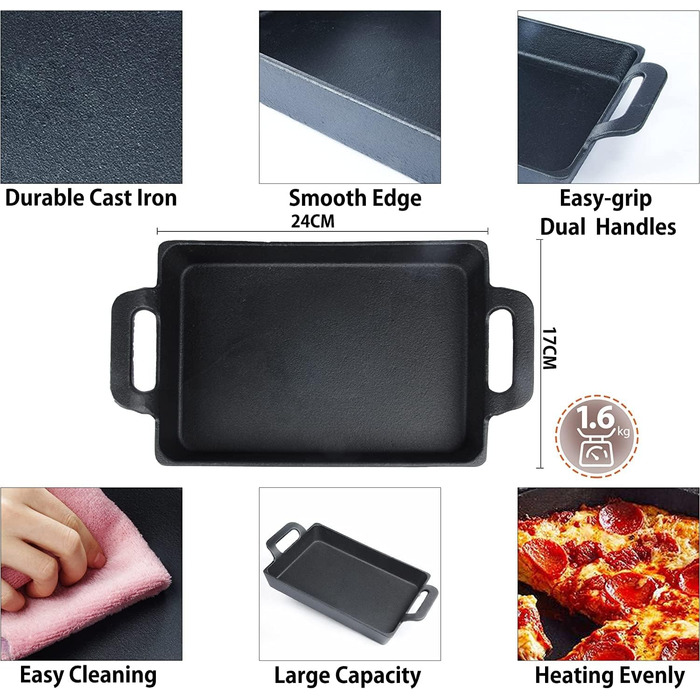 Чавунна сковорода Bestargot Camping