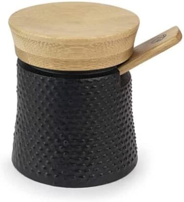 Ручний млин для перцю Peugeot Bali Fonte, класичне регулювання помелу, висота чавун, 35402 (один розмір, одинарний, чорний/натуральний)