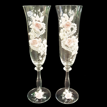 Весільні бокали Sandy-VIP 190мл 2шт (шт.) 4489 BOHEMIA