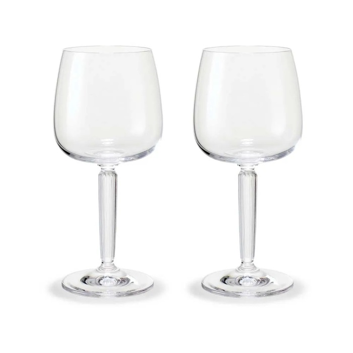 Бокал для белого вина 350 мл, набор 2 предмета, прозрачный Hammershøi Kähler