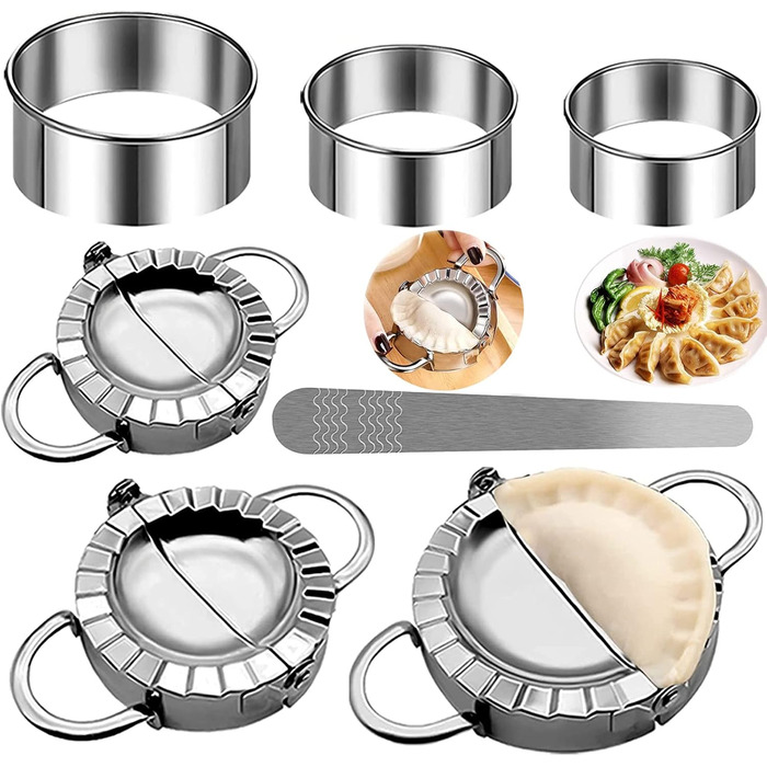 Набір з 7 форм для равіолі з нержавіючої сталі AIXIMA