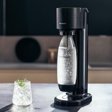 Набір для газування води, 3 предмети, чорний Gaia SodaStream