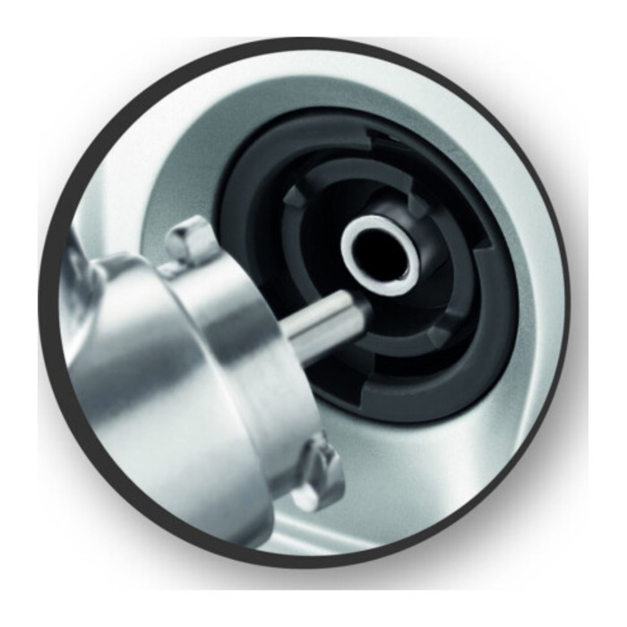 Tefal Мясорубка HV8 Successor, 2200Вт, 4.5кг/мин, 3 решетки, насадка для колбас, кеббе, 4 терки, пластик/металл, черный