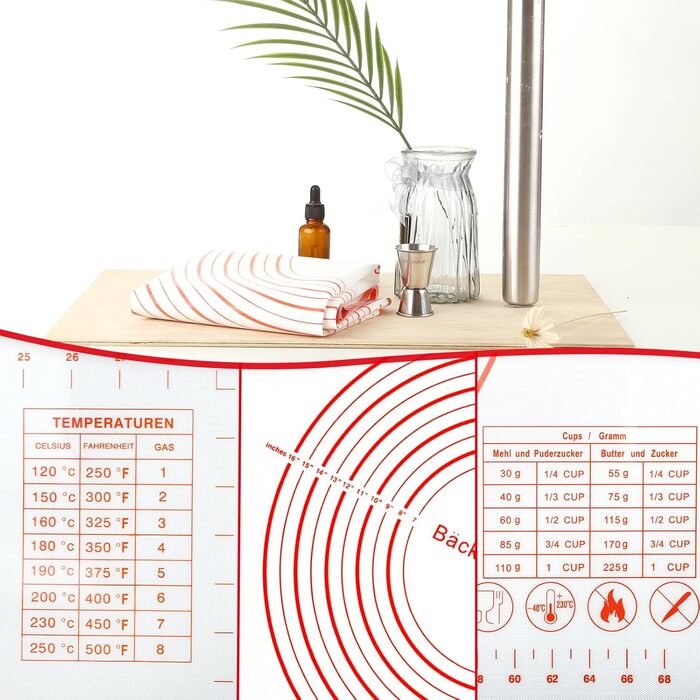 Силіконовий килимок для випічки 50 х 70 см Bäcker & Lecker